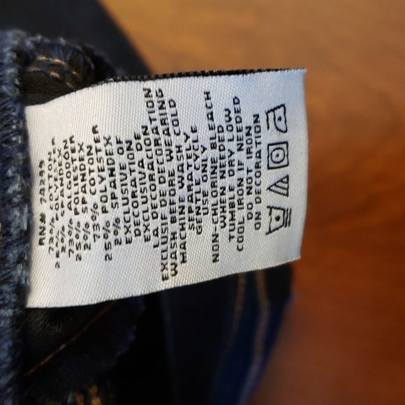 Dkny Jean Jeggings Dark Wash Like New EUC sz 4 - Picture 6 of 11